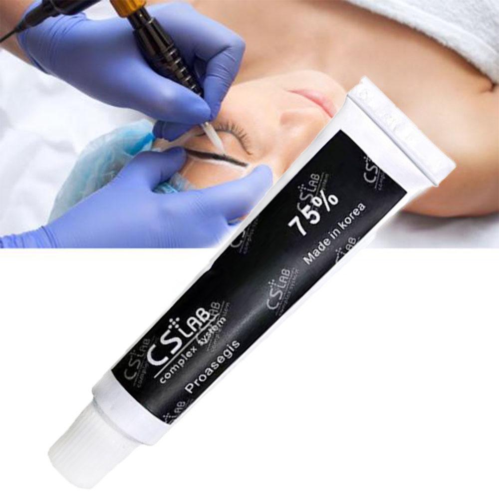 10 г анестетик для татуировки, быстрое онемение кожи, CS75%, черный крем, полупостоянный