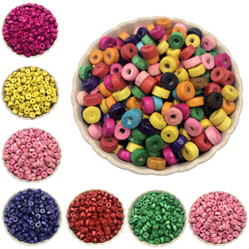 Товары для вечеринок 100 шт. 8 мм браслет ювелирные аксессуары ручная работа своими руками для изготовления ювелирных изделий из дерева оптовая продажа цилиндрические свободные бусины