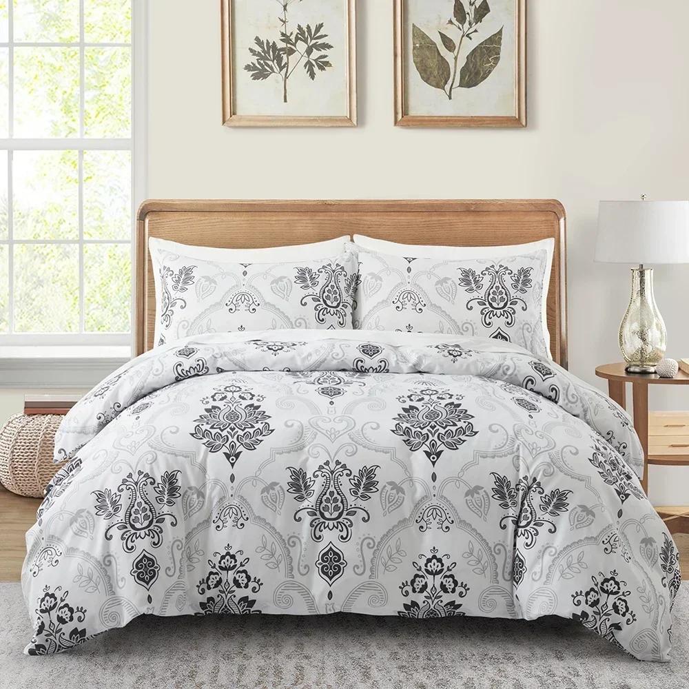 Gradient Rainbow Star Duvet Cover Set Queen Tie Dye Ombre Stars Reversible Purple Bedding Set Microfiber Cartoon Comforter Cover