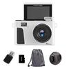 8K Mirrorless Digital Camera with Flip Screen and WiFi for Students and Group Photos