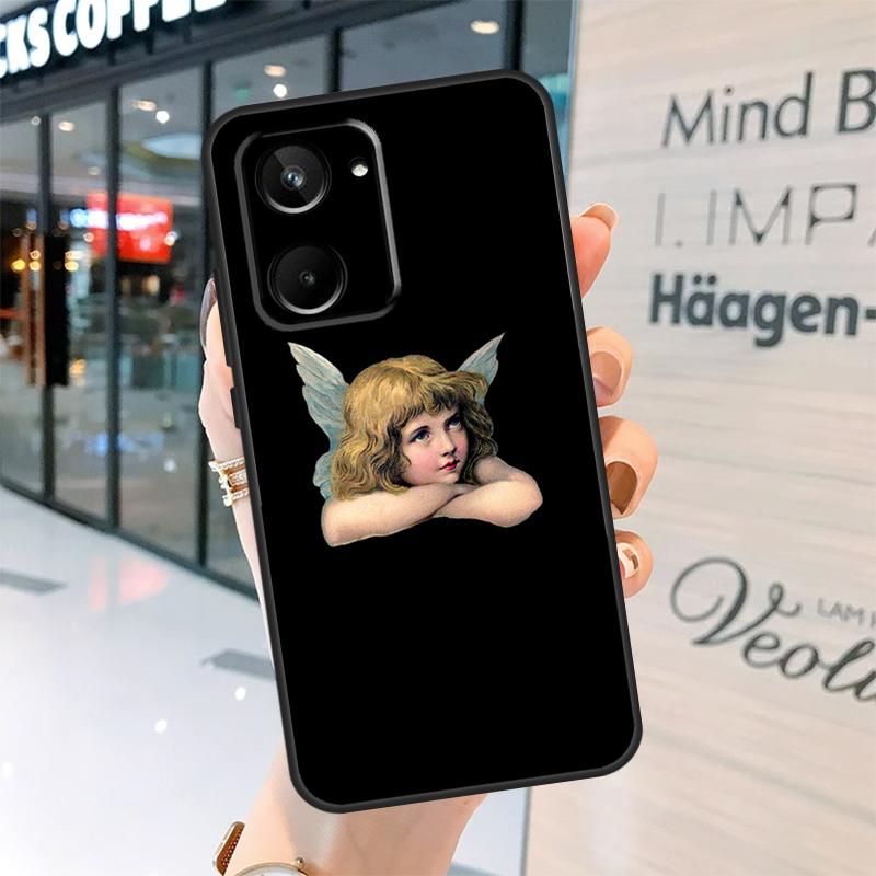Эстетичный чехол в стиле ангела эпохи Возрождения для Realme 15 14 13 12 11 Pro Plus GT6 GT7 Pro C55 C51 C35 C53 C61 C65 C67 C63 C71 C75