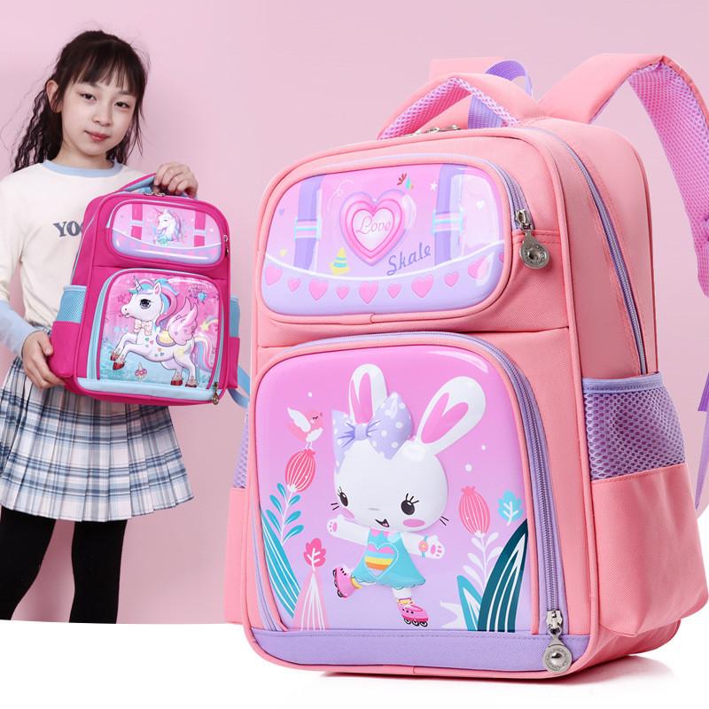 Adorable Backpack Cartoon For Elementary School Students Gender Neutral Durable Nylon Material