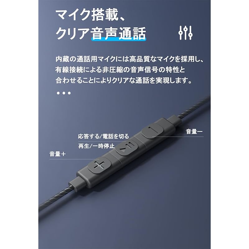 [First appearance in 2024] Wired earphone open ear type c earphones with microphone ear hook type Earphones that don't block your ears Volume control