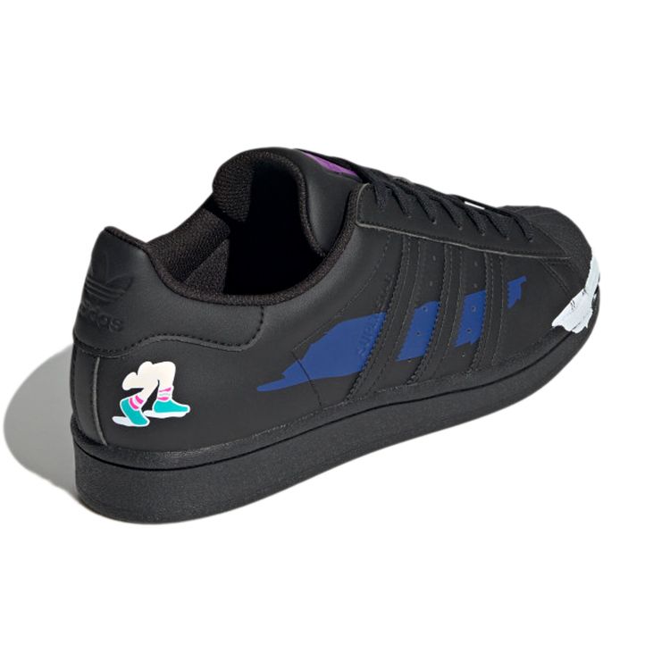 Adidas Superstar Comic Art Unisex Sneakers Black Core-Black Cloud-White GW5783