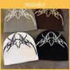 Skull Style Street Letter Beanie With No Brim For Winter And Fall Outfits Urban