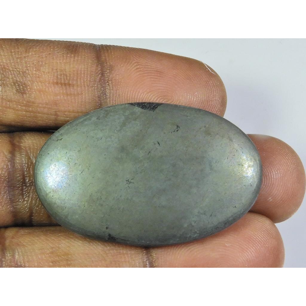 92Cts. 100% Натуральный Апаче Золото Овальный Кабошон Свободный Драгоценный Камень 26X41X05 ММ ET-163