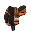 Orange Treeless Freemax Synthetic Horse Tack Saddle + Girth, All Sizes For Horse