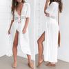 Popular Swimsuit Cover Up Sweet Long Hollow Out Lightweight Swimwear Cover Up for Swimming Pool