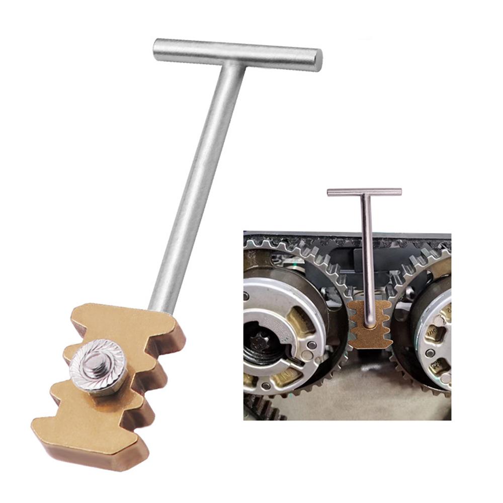 Инструмент для регулировки фаз газораспределения двигателя 1.2T для автомобиля Peugeot Citroen, шкив ремня, удерживающий кулачковый фиксатор, инструмент для фиксации шестерни распредвала, инструмент для регулировки фаз газораспределения двигателя