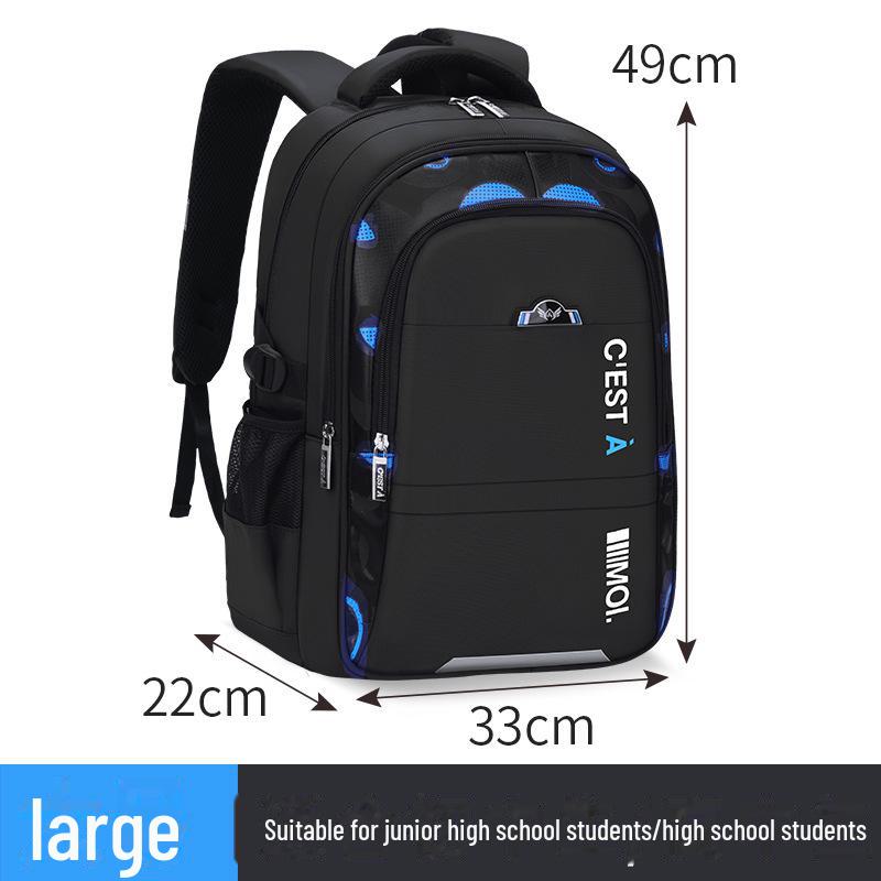 Школьные ранцы большой вместимости для мальчиков 2024 года для учеников начальной и средней школы (3-9 классы)