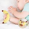 Baby Handheld Soothing Rattle Toy For Startle Reflexing Reduction And Enhancing Sleep Comfort Toy With Cartoon Design