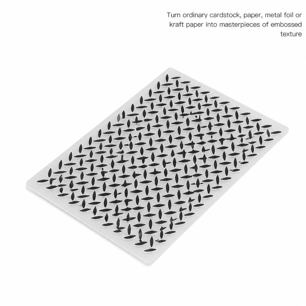 Flexible Plastic Embossing Template Lightweight Embossing Folder DIY Embossing Mold Paper Craft