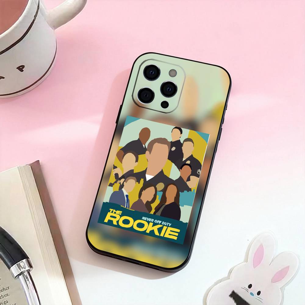 TV The R-rookie Phone Case For iPhone 17,16,15,14,13,12,11 Plus,Pro Max,Soft Silicone Black Cover