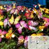 Солнечные лампы-бабочки, уличные лампы-светлячки, солнечные качающиеся садовые лампы, 6/8 светодиодов, ландшафтная лампа, водонепроницаемая, украшение для двора