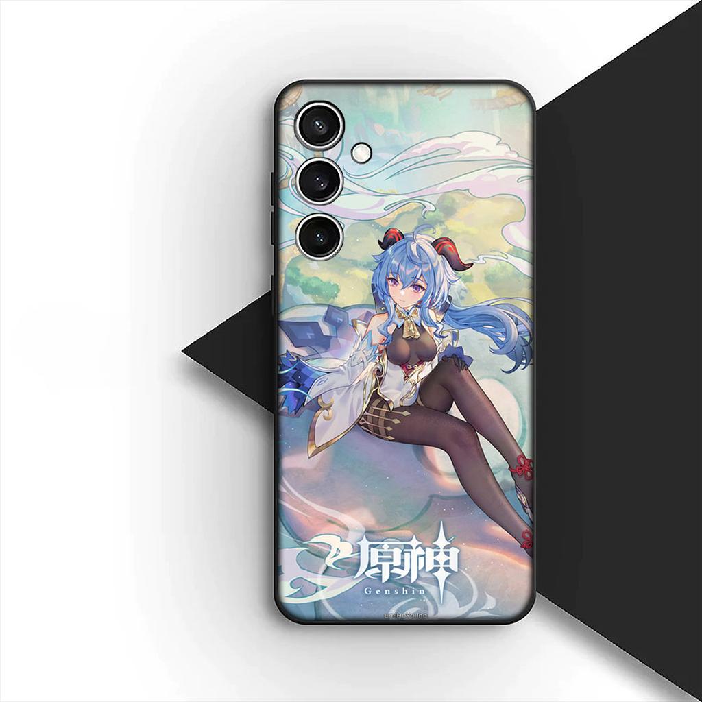 for Motorola Moto G55 G45 G75 G85 G35 Edge 50 30 Fusion 40 NEO Ultra Pro Phone Cover Soft Case Genshin Baal Raiden Shogun Impact