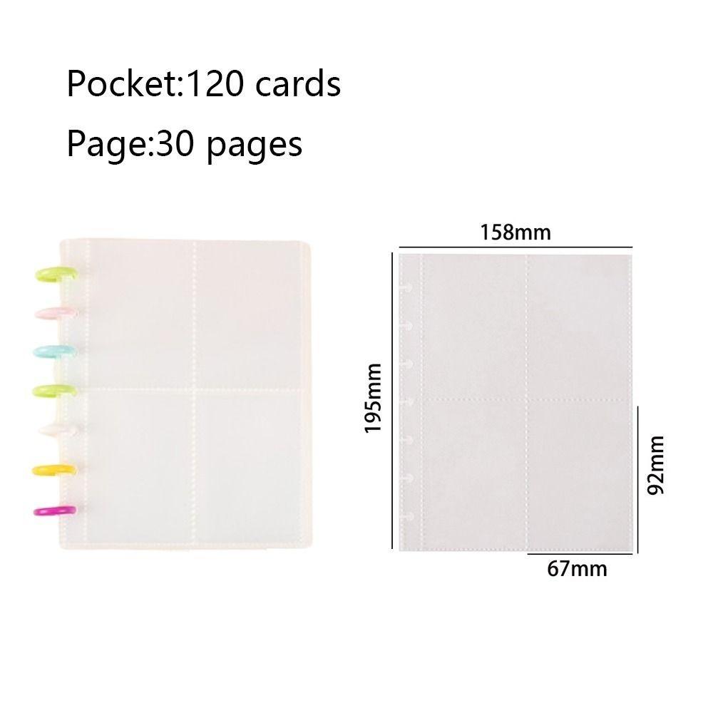 Multi-pockets Photo Album Kpop Loose-leaf Binder New Idol Cards Collect Book  Star Chaser