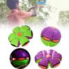 Ball Saucer Flying Deformation Bouncing Music Lights Kid Toy Pet Outdoor