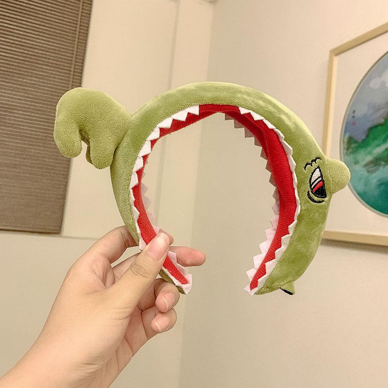 Anime Super Cute Crab Headband New Dinosaur Design Hairband Hair Clip Accessory for Women and Men Funny Cartoon Style