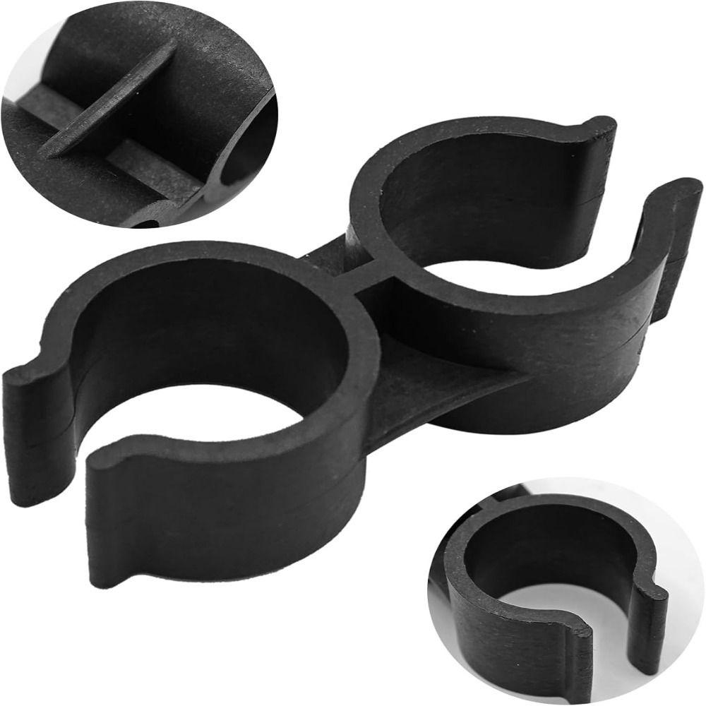 10Pcs 20/25/32mm Dual Pipe Clip Double-ended Tube Clips Agricultural Irrigation
