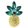 Full Rhinestone Fruits Pineapple Brooches For Women Personality Elegant Creative Brooch Pins Jewelry Gifts