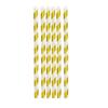 25-Pack Striped Paper Straws For Kids,  Festive Party Decoration Supplies