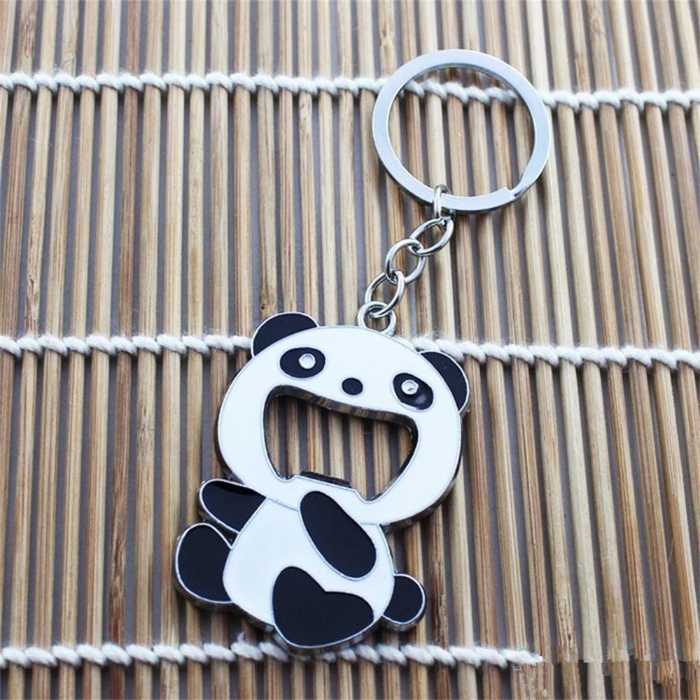 Kitchen Tools Car Accessories Panada Keyring Can Opener Bottle Opener Keychain Beer Bottle Opener