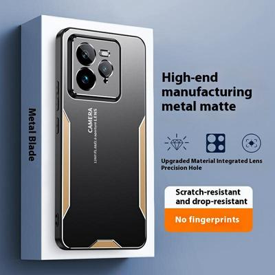 Для Realme GT 7 Pro 5G Чехол для телефона Алюминиевый сплав ТПУ ПК Задняя крышка