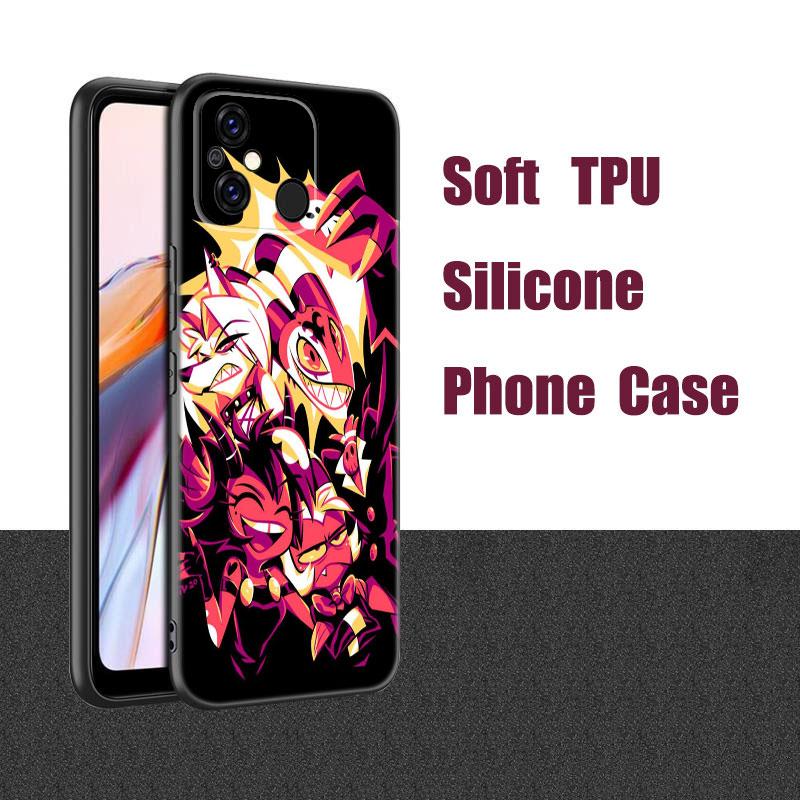 Аниме Helluva Boss черный силиконовый чехол для телефона Xiaomi Redmi 7A 8A 9A 10A 11A 9C 10C 12C 13C 11 Prime A1 A2 + 12 4G Note 9T 12R