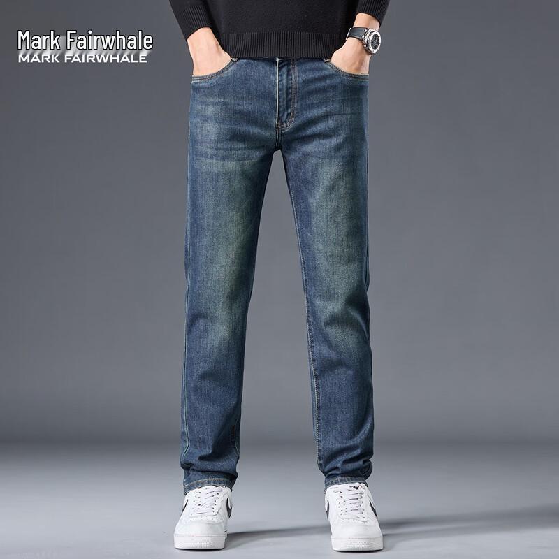 Мужские джинсы Mark Fairwhale из выстиранного денима прямого кроя