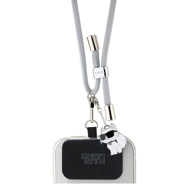 Karl Lagerfeld KLUCNMSCKIG UniversalCBDY Cord belt gray/grey