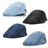 Регулируемый джинсовый берет шляпа ретро-художник шляпа вождение гольф досуг кепка козырек для женщин и девочек