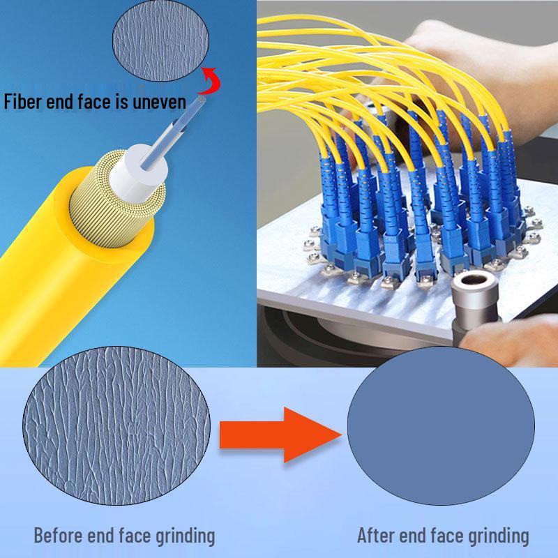 Полировальная машина Nailuo Pu ADS Fiber D1: Алмазная наждачная бумага 127 мм для ручной полировки волокна