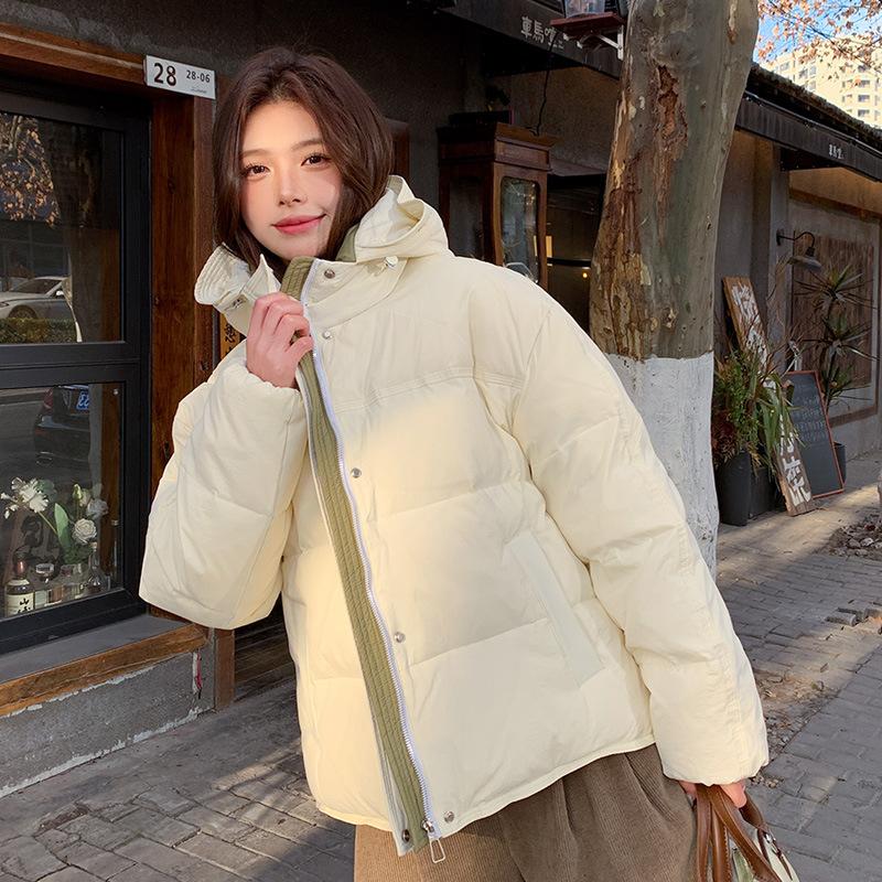 Short cotton-padded clothes women's new winter fashion foreign style new hooded small cotton-padded jacket trendy coat