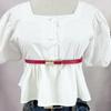 Vintage Women Waist Decor Fine Belt Small Jeans Leather Waistband Waist Band Waist Belt Women Belts