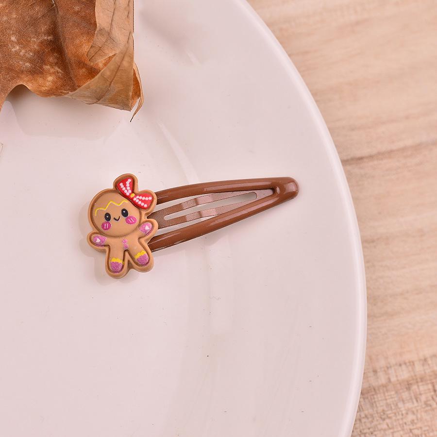 Christmas Snowman Cartoon Hair Clip - Cute, Baby-Friendly Holiday Accessory for Kids