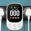 Real Time Monitoring CO Monoxide Alarm Large Screen Temperature Humidity Detector  Travel