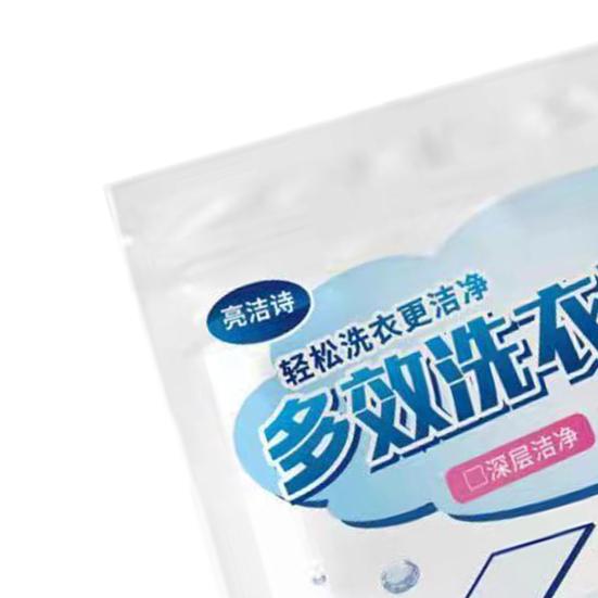 30Pcs Washing Paper No Harsh Ingredients for Dorm Disposable Deeply Stain Fighting Detergent Sheet Practical High Efficiency