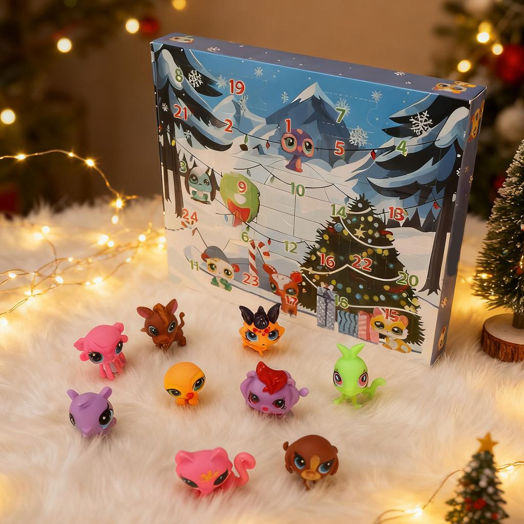 3D 24 шт. Зоомагазин - Делюкс Праздничный календарь - Серия 4 Адвент-календарь
