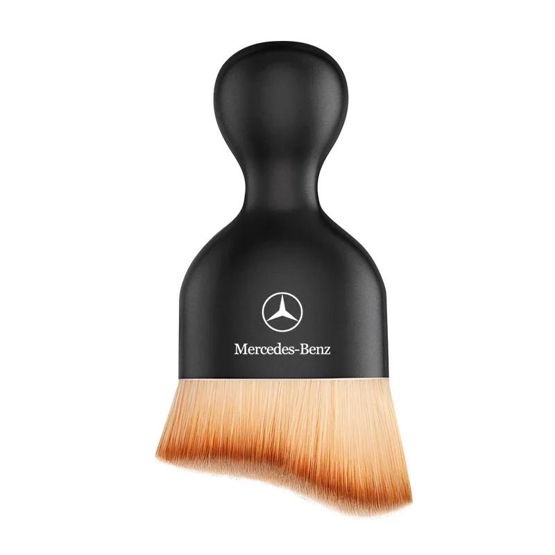 Car Sticker Car Cleaning Soft Brush Dust Remover Tool For Mercedes Benz AMG A B C D S R G Class GLK GLA CLA GLB GLC W108 W124 W1