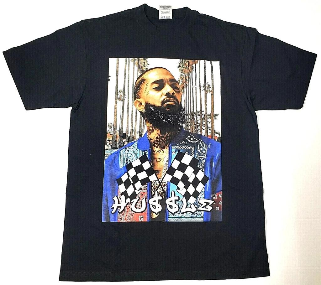 NIPSEY HUSSLE T-shirt LA Crenshaw Slauson Rap Hip Hop HU$$LE Tee Men's New