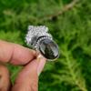 925 Silver Oval Labradorite Stone Artisan Handcrafted Sister Statement Boho Ring
