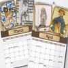 Календарь Medieval Dick Pics 2025 Prank Medieval Dick Wall Calendar Funny Penis Rude Calendar с иллюстрациями для друзей-энтузиастов истории