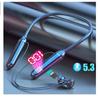 Беспроводные наушники-вкладыши с шейным ободом, качество звука Hi-Fi, Bluetooth 5.3, наушники с LED-дисплеем питания, шейные наушники