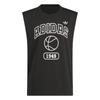 Originals Basketball Tank Fashion Simple Loose Round Neck Unisex Tops Black White JD5191
