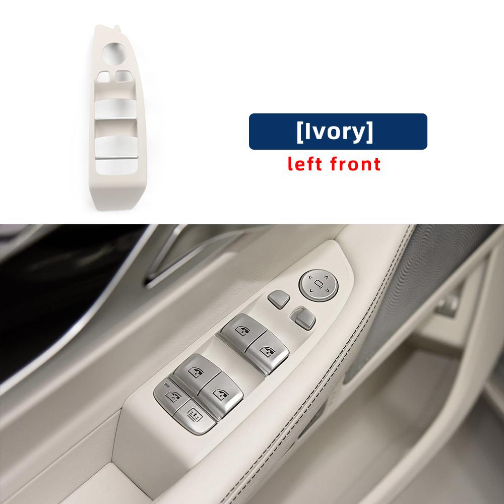 LHD Multiple Colors Car Front Left Right Window Lifter Switch Outer Frame Panel Cover For BMW 7 Series G12 2015-2023