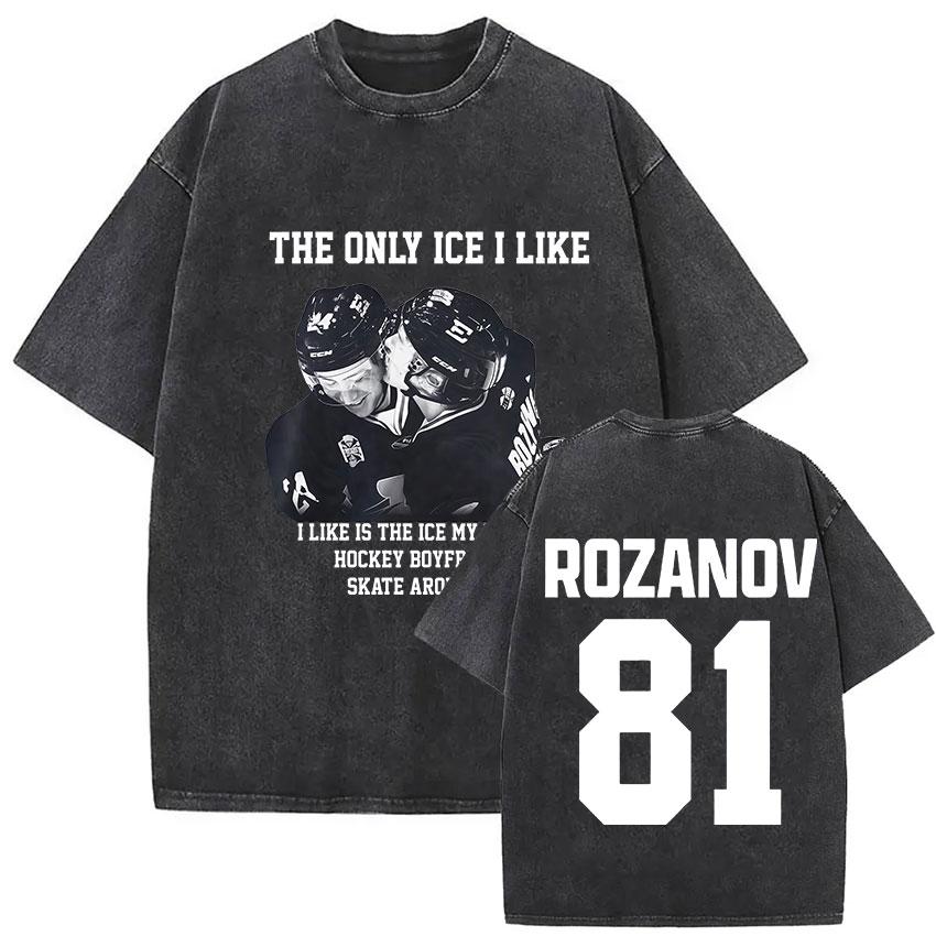 New Heated Rivalry Vintage Washed Unisex cotton shirt Rozanov oversized graphics mens Womens Short Sleeve Cheap Tshirt