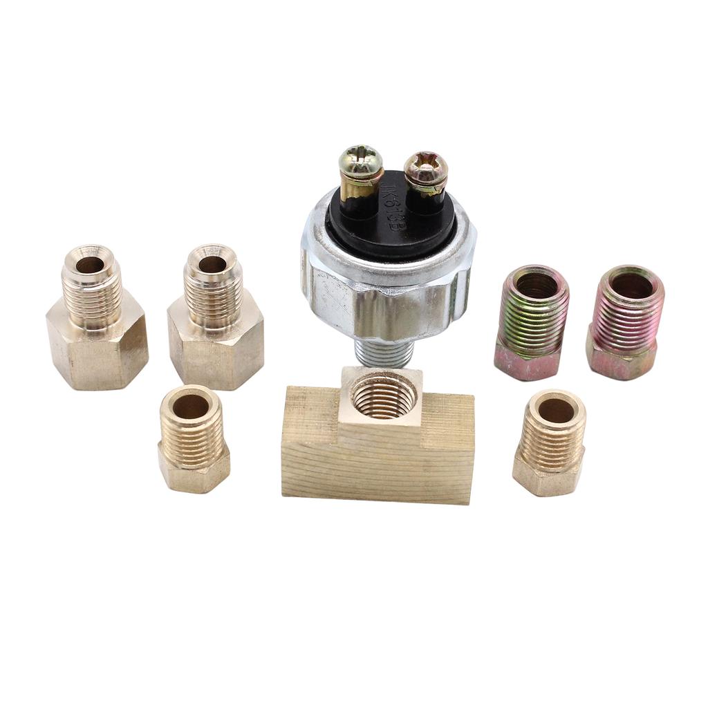 Hydraulic Brake Light Switch In Line Brake Light Switch Kit Fit 3/16 or 1/4 Inch Line Car Modification Accessories Parts