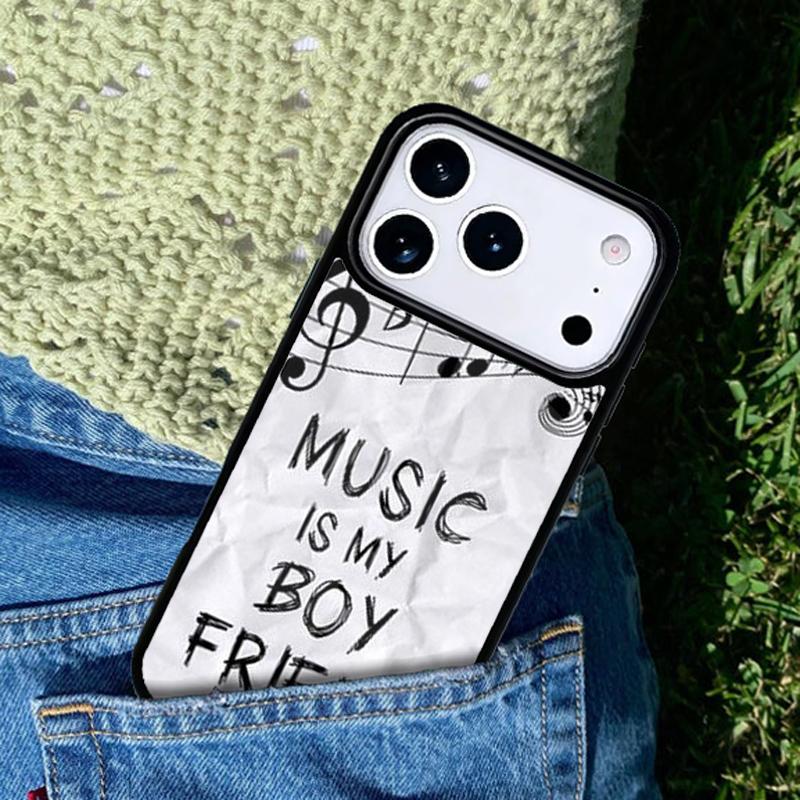 Colorful musical notes Phone Case Cover for IPhone 11 12 13 14 15 16e 17 Pro Max Coque for IPhone 17 Air