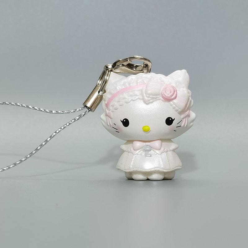 Sanrio Аниме 4 см Брелок Кос Хелло Китти Фигурка Кошки Кукла Кавайная Декор Комнаты Торта Рождественская Игрушка Подарки Для Девочек Детей