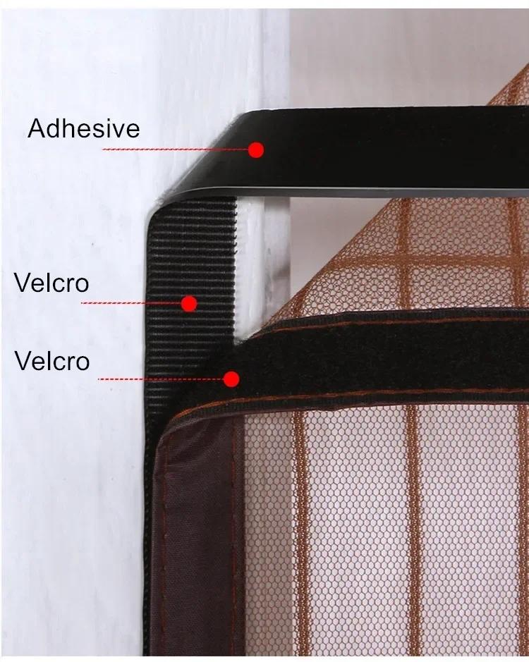 Summer Magnetic Door Net Magnetic Suction Door Curtain Gauze Door Mosquito Proof Household Non Punching Mosquito Proof Invisible Door Curtain